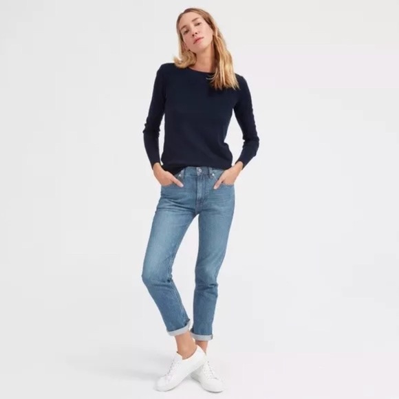 Everlane Denim - Everlane Modern Boyfriend Jeans, 25, in Mid Blue